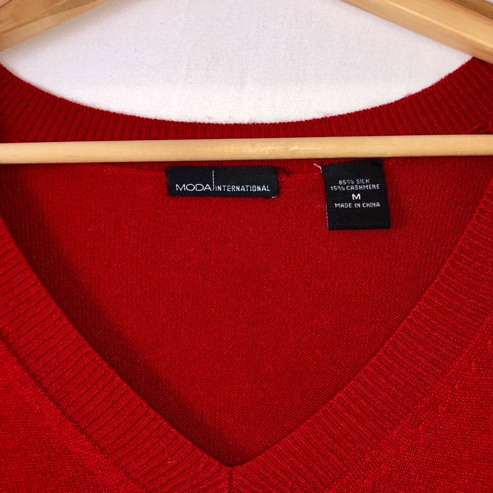 Moda red sweater - Picture 2 of 2